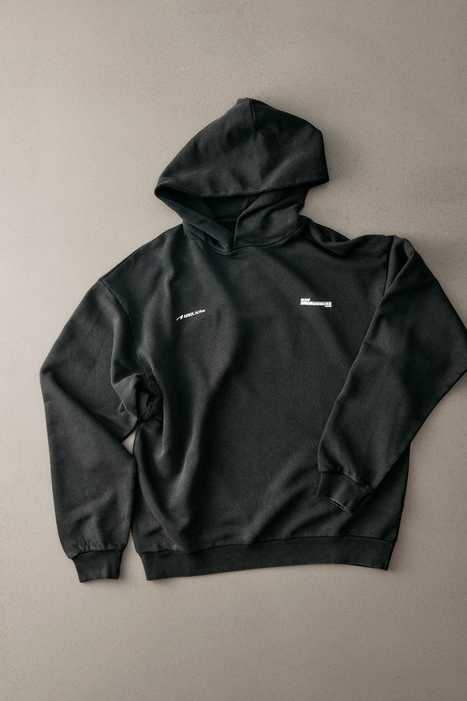 ARKK Apparel HAV Runner Hoodie | Black Crewneck